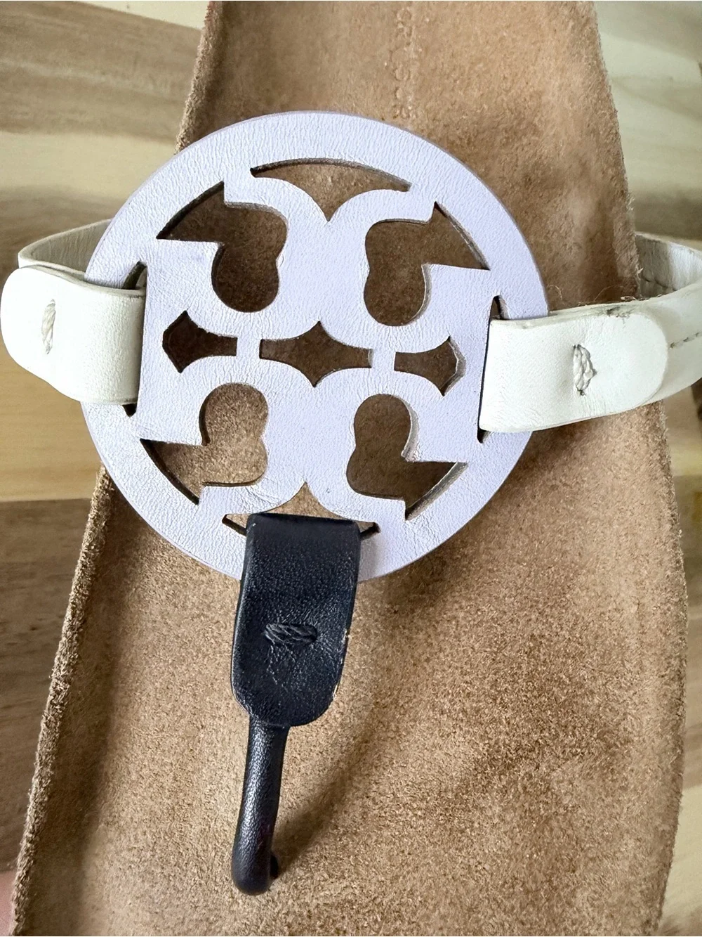Tory Burch Miller Cloud Sandal Spring Lavender/Perfect Black/New Ivory